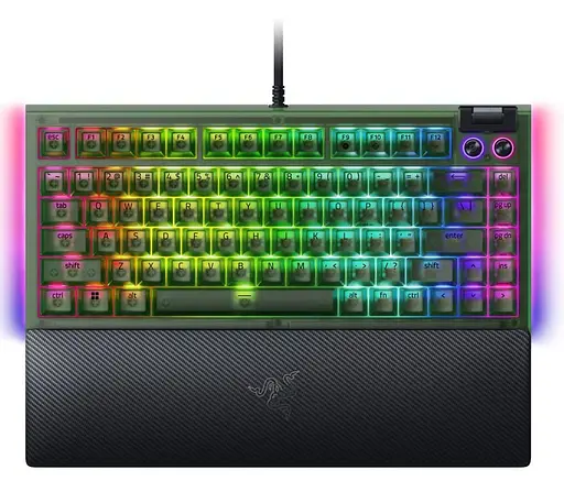 Клавіатура Razer BlackWidow V4 75% Compact Phantom Green (RZ03-05003300-R3M1) - фото 1