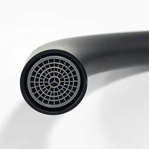 Смеситель для кухни U-гусак гайка Черный Ø35 Frap 1/10 F40899-4 Черный матовый - фото 2