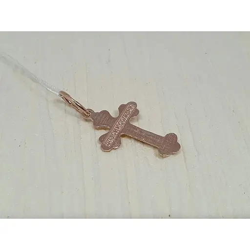 Золотой крестик Golden Time Распятие Христа. П-189 - фото 3