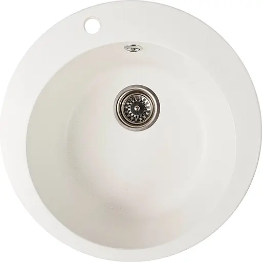 Гранітна кухонна мийка Romzha Elegancia Biela (102) - фото 1