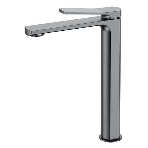 Змішувач для умивальника високий Volle Solo 26 мм pistola gris 1510.011305 Графит - фото 1