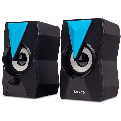 Акустическая система MICROLAB 2.0 B-22,USB Black - фото 2