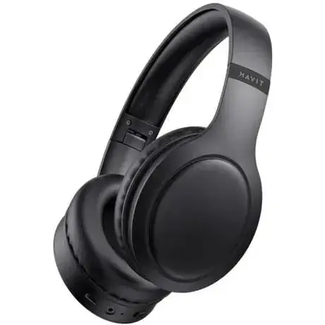 Наушники беспроводные Havit H633BT Black Bluetooth 5.1 микрофон динамика 40 мм Type-C 350 mAh (HV-H633BT) - фото 5