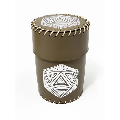 Настольная игра Планета Ігор Чаша для кубиков D20 (коричневая) (Dice cup D20 brown) (pi-dc005) - фото 1