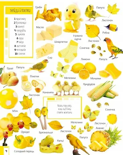 500 перших слів. Вивчаємо кольори розвиваємо увагу - фото 4