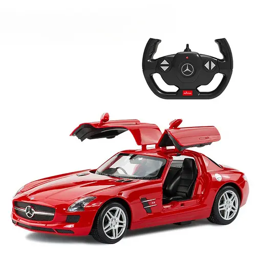 Машинка Mercedes-Benz SLS червоний RASTAR модель 1:14 Автомобіль на дистанційному керуванні + пульт 2,4 ГГц