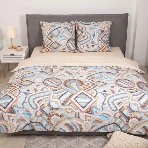 Комплект постільної білизни Viluta двоспальний ранфорс 23236 100% бавовна - фото 1