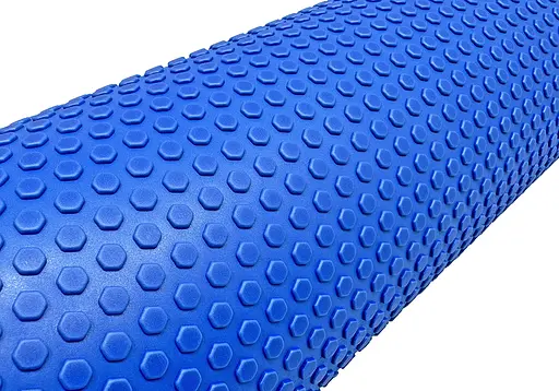 Масажний ролик EasyFit Foam Roller 45 см Синій (EF-2030-BL) - фото 2