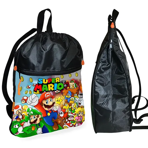 Шкільний рюкзак дитячий Супер Маріо + Сумка для взуття спортивної форми рюкзак-мішок для хлопчика (01770) - фото 2