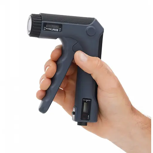 Еспандер кістьовий Cornix 5-60 кг з регульованим навантаженням та електронним лічильником XR-0280 Black - фото 3