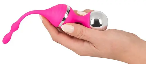Вагинальные шарики Smile Vibrating Love Balls Rechargeable, 18 см, розовый - фото 4