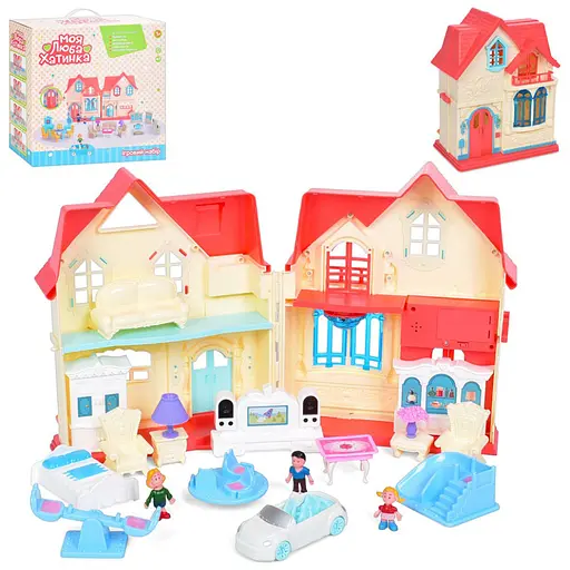 Дитячий ігровий будиночок "Мій улюблений будиночок" WD-932C, меблі, звук, світло