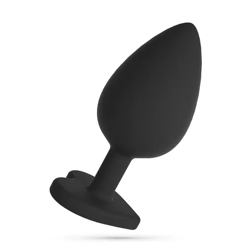 Анальна пробка Crushious Cuore зі змінними стразами 8х3.4 см - фото 4