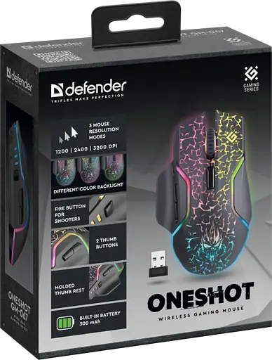 Миша Defender Oneshot GM-067 (52067) - фото 8