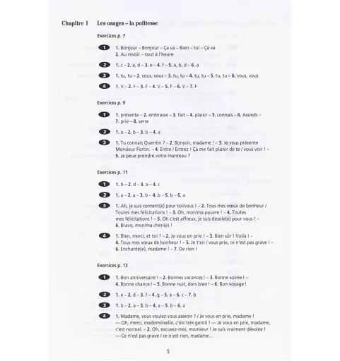 Vocabulaire progressif du francais. Niveau debutant (A1). Corriges - фото 3