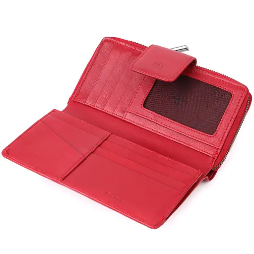 Женский вертикальный кошелек из натуральной кожи Tony Perotti 17х9.5х2.5 см acs0032275 - фото 7