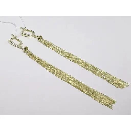 Золотые серьги. 480051М - фото 4