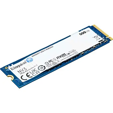 SSD диск Kingston NV3 500GB M.2 2280 NVMe PCIe 4.0 x4 3D NAND (SNV3S/500G) - фото 2