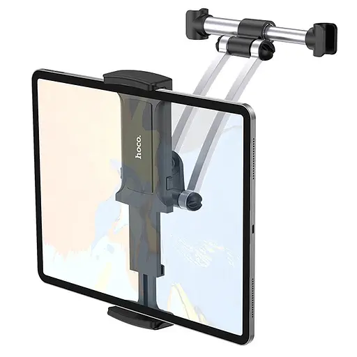 Автотримач Hoco CA62 на підголівник Чорно - сталевий - фото 3