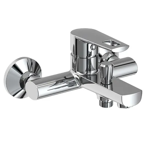 Змішувач для ванни 35 мм cromo Volle Solar 1530.030101 Хром - фото 1