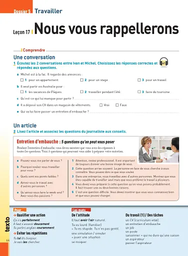 Texto. Niveau 2. Cahier d'activites + CD audio - фото 2