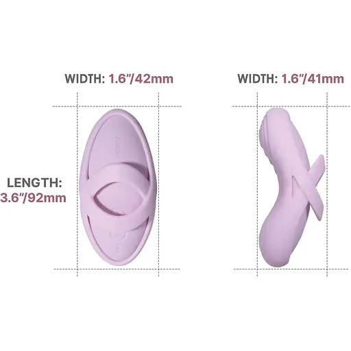 Клиторальный вибратор Svakom Echo 2 Pink Lilac - фото 6