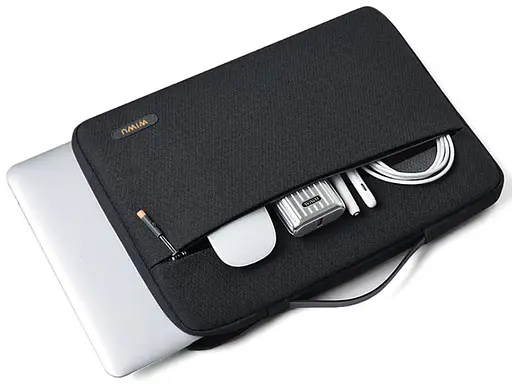 Чехол-сумка WiWU Pilot Sleeve для MacBook 15.6'' Black (6973218938707) [57184] - фото 4