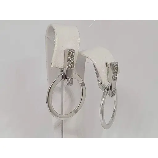 Срібні сережки трансформери Dear. 3524.1С - фото 4