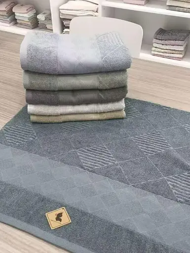 Махровые полотенца для лица 30x50 см — набор 6 шт. XT-514-72 мягкая махра разных цветов - фото 1