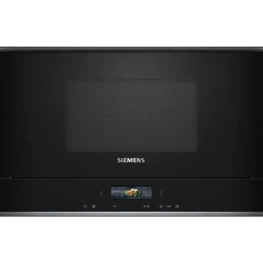 Микроволновая печь Siemens встроенная 21л 900Вт гриль дисплей черный
