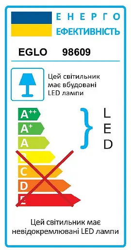 Світильник настінно-стельовий SALICETO Eglo 98609 - фото 3
