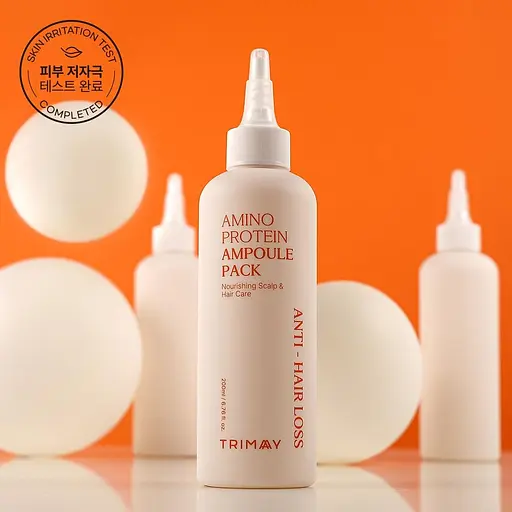 Протеиновая ампульная маска Trimay Anti-Hair Loss Amino Protein Ampoule Pack против выпадения волос 200 мл - фото 5