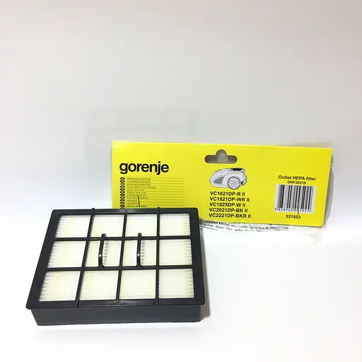 Фільтр для порохотягу Gorenje Delta Power VC1621DP-R II, VC1821DP-WR II, VC1825DP-W II, VC2021DP-BK II, 531853 - фото 8