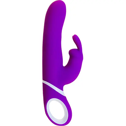 Вібратор-кролик Pleasures Naughty Rabbit 22.7 см фіолетовий