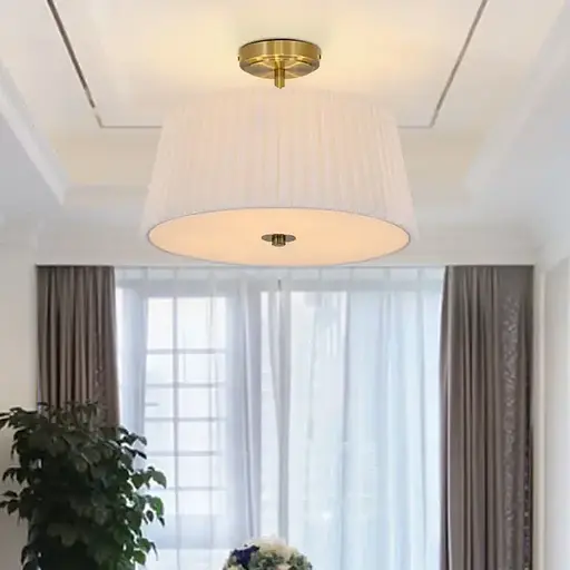 Світлодіодна люстра Вітряна 8932 (Золота) - фото 4