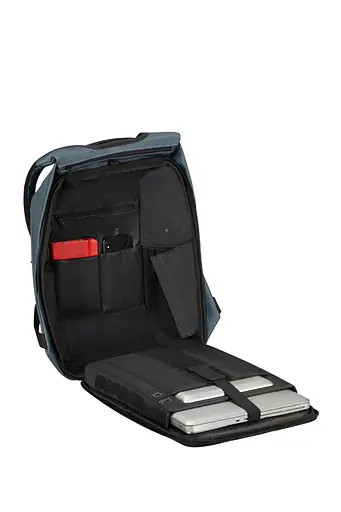 Рюкзак-Антивор 15.6" Samsonite SECURIPAK 2.0 DUSTY BLUE 44,5x30x18 KO8*31002 - фото 2