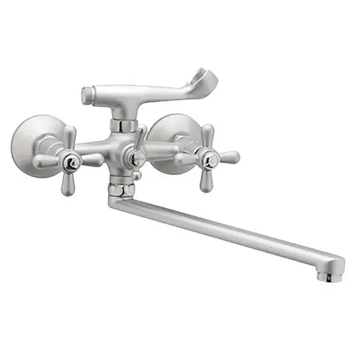 Смеситель для ванны Haiba Dominox 143 матовый HB0069 Satin - фото 1