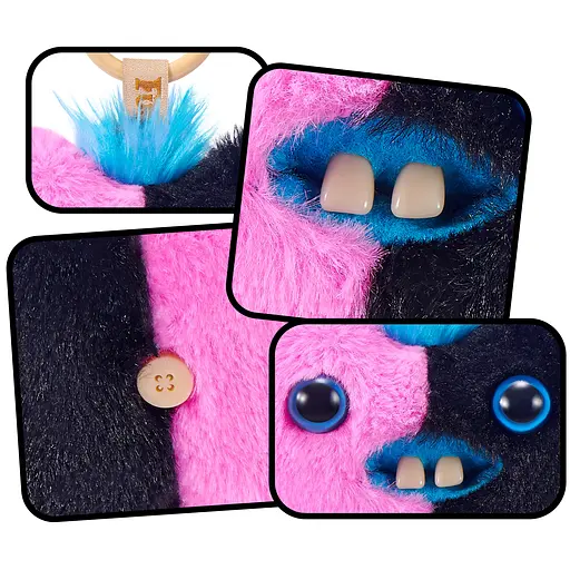 М'яка іграшка-брелок Fuggler Baby Pinkles Малюк Пінк-Блю 8 см (15759B) - фото 2