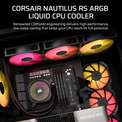 СВО Corsair NAUTILUS 360 RS ARGB Black (CW-9060093-WW) - фото 14