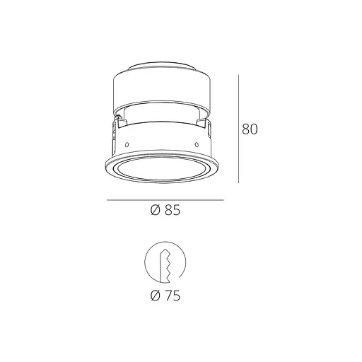 Точечный светильник RFL76038 7W WH+NI 3000K - фото 2