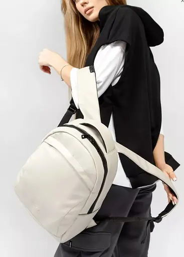 Жіночий рюкзак Sambag Zard LZN сірий 43 х 27 х 13 см (25000030) - фото 3