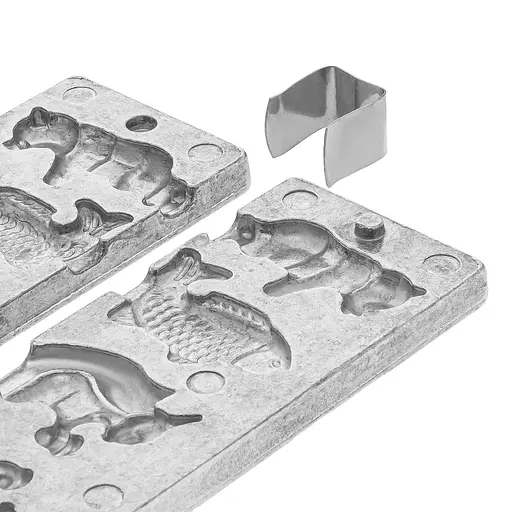 Форма для приготовления леденцов и конфет "Мишка, Рыбка, Белочка", ХЕАЗ Серебристый 85993 - фото 8