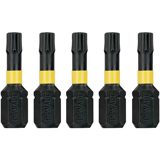 Набір біт DeWalt Impact Torsion ударні Torx Т30 L=25 мм 5 шт. (DT7384T)