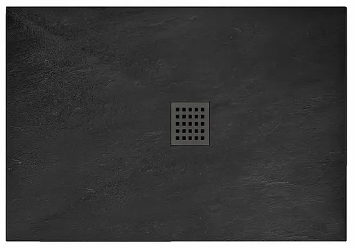 Душовий піддон Rea black Rock 80x100 REA-K4578 Чорний - фото 1