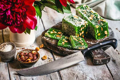 Ніж кухонний для нарізки, 210 мм, Samura "Sultan" (SU-0045DB) black - фото 2