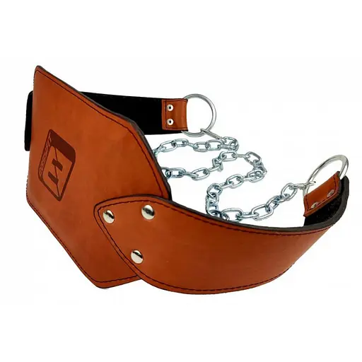 Пояс для отягощений EasyFit EF-DBC-200-BR (кожа) до 200 кг, коричневый - фото 4