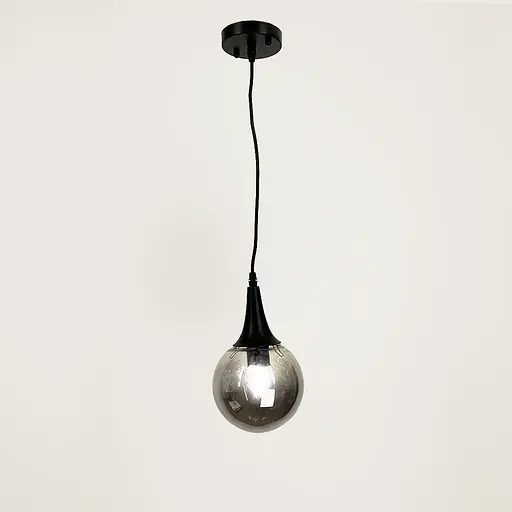 Підвісний світильник GOLF з графітовим плафоном Line.F 11191/1 BK+GR - фото 3