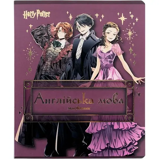 Набір зошитів Kite Harry Potter Англійська мова предметний 48 аркушів в лінію 10 шт. (HP25-240-8)