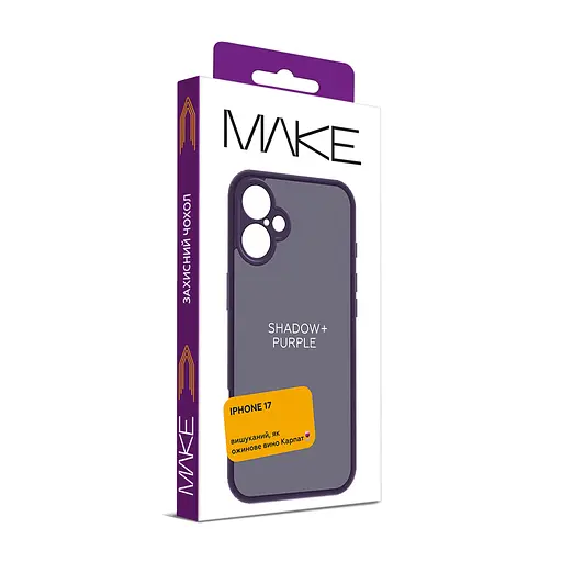 Чохол MAKE Apple iPhone 17 Shadow+ Purple - фото 2