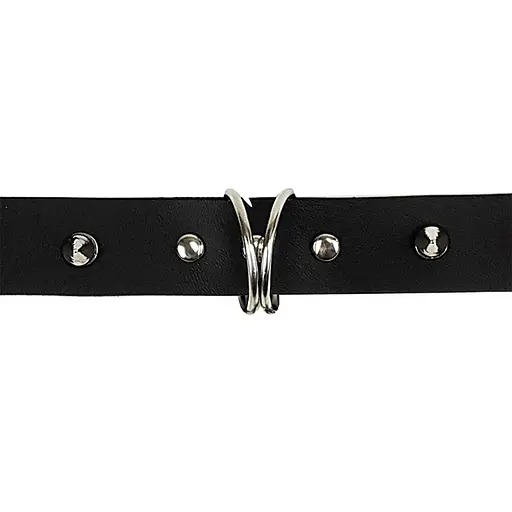 Ошейник Art of Sex - Collar Spikes and Leash с шипами и поводком - фото 3